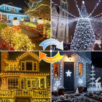 Warm White and Cool White Color Changing Solar String Lights - Image 3