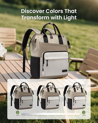 LOVEVOOK Laptop Backpack for Women, 15.6 Inch Travel Backpack for Work College - Image 7