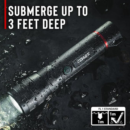 Coast G60R 1000 Lumen Waterproof Rechargeable LED Flashlight - Image 6