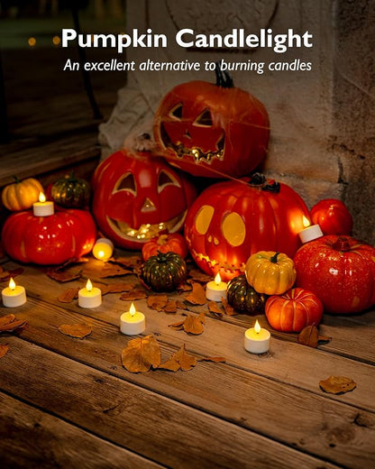 Homemory Rechargeable Tea Lights Flameless Candles - Image 9