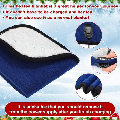 Tuanse 16 x 16 Inches Car Electric Blanket 12 Volt Heated Car Blanket - Image 3