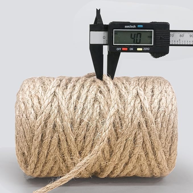 Vanhench ​​​​​​​​Jute Rope 4mmX120FT, ​​Rope - Image 2