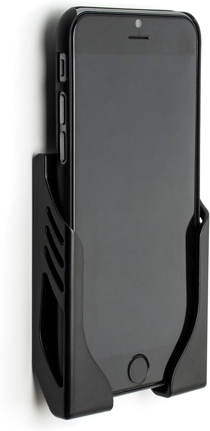 Dockem Damage-Free Wall Mount for iPhone: 14, Pro Max, SE 2/3, XS Max, S20: 3M by Dockem