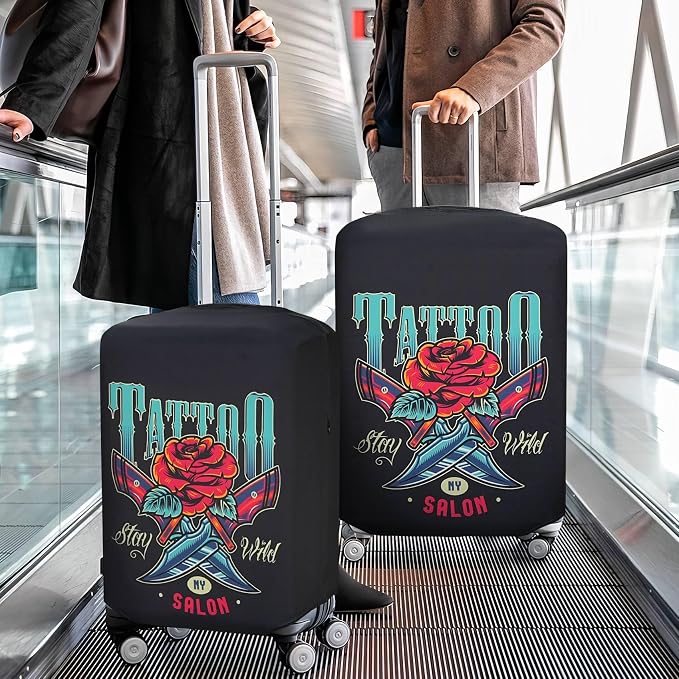 Explore Land Travel Luggage Cover Suitcase Protector Fits 23-26 Inch Case - Image 6