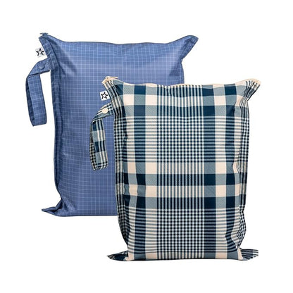 Tiny Twinkle Mess Proof Wet Bags | 2-Pack Reusable Waterproof Wet Bags by TinyTwinkle