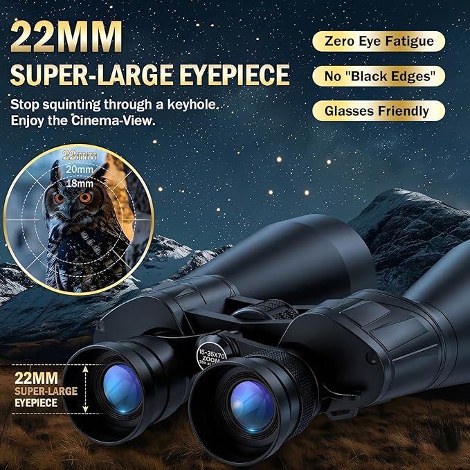 High Powered Binoculars 15-35x70 Zoom - Image 5