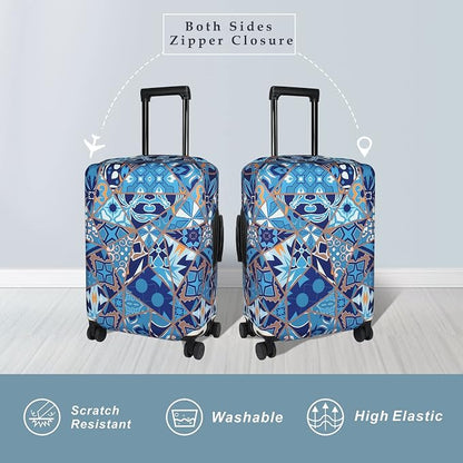 Explore Land Travel Luggage Cover Suitcase Protector Fits 23-26 Inch Case - Image 2
