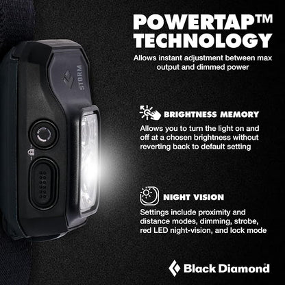 BLACK DIAMOND Storm 450 Headlamp | 450 Lumens Brightness | Waterproof & - Image 3