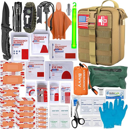 Survival First Aid Kit Outdoor Molle System by Homestockplus