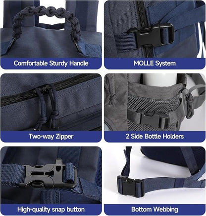 Tactical Backpack for Men, Military Backpack - Image 6