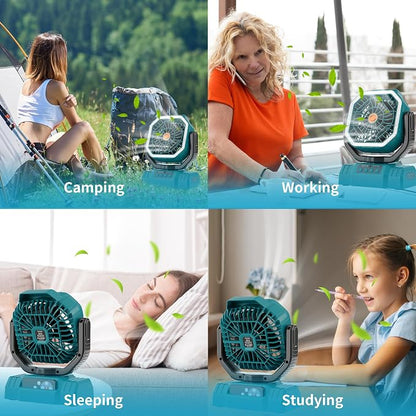 AVV 20000mAh High Speed Portable Camping Rechargeable Fan - Image 7