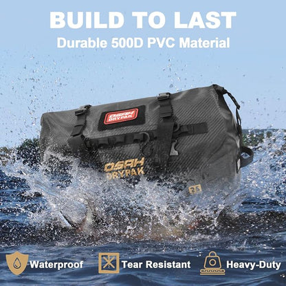 OSAH DRYPAK Waterproof Duffel Bag 25L/40L/60L – Heavy-Duty Motorcycle Tail Bag - Image 4
