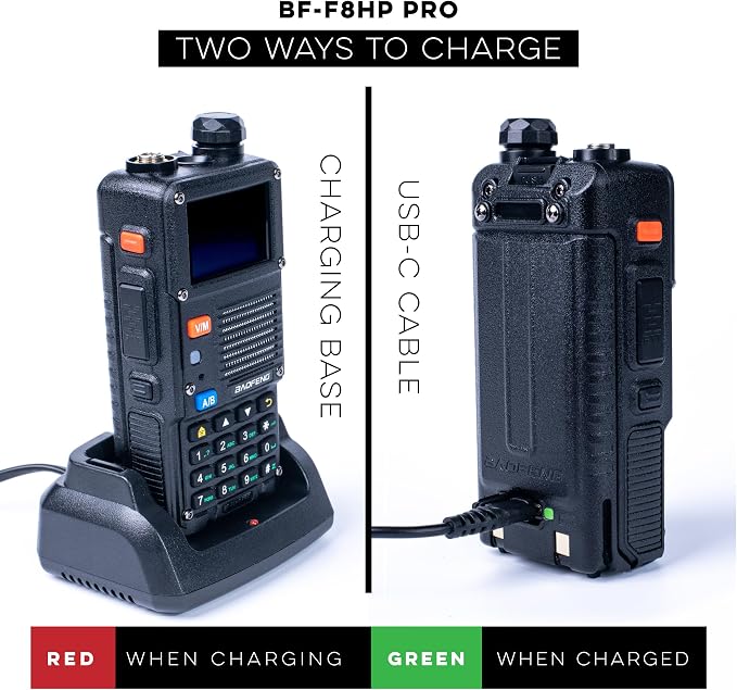 BAOFENG BF-F8HP PRO 10 W Tri-Band Two-Way Radio – UV-5R 7th Gen, 1000 Channels - Image 8