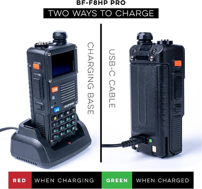 BAOFENG BF-F8HP PRO 10 W Tri-Band Two-Way Radio – UV-5R 7th Gen, 1000 Channels - Image 8