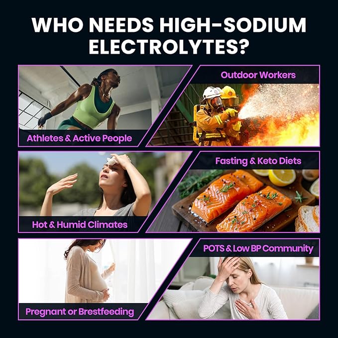 Venture Pal High Sodium Sugar-Free Electrolyte Powder Packets - Image 4