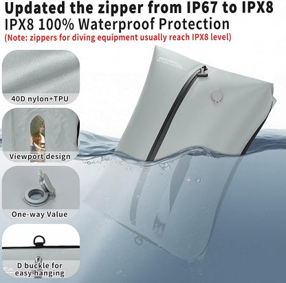 Reusable Vacuum Bags for Travel, Professional Waterproof IPX8 Vacuum - Image 3