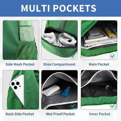 JELUTAR Drawstring Backpack Gym Bag - Image 5
