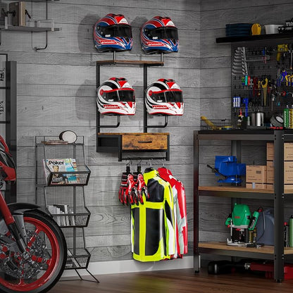 Motorcycle Helmet Holder Wall Mount, Helmet Rack - Image 4