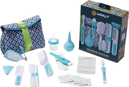Safety 1st Deluxe Baby Healthcare and Grooming Kit, Arctic Blue, Newborn Baby by Safety1st