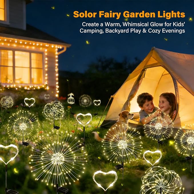 Solar Garden Lights Outdoor Decor Waterproof, Fairy Lights Solar Powered - Image 7