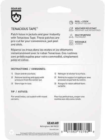 GEAR AID Tenacious Tape Mini Patches - Image 3