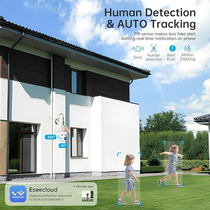WESECUU 3K Light Bulb Security Camera -5G& 2.4GHz WiFi Security Cameras - Image 6