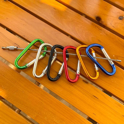 30PCS Aluminum Carabiner Clips - Image 7