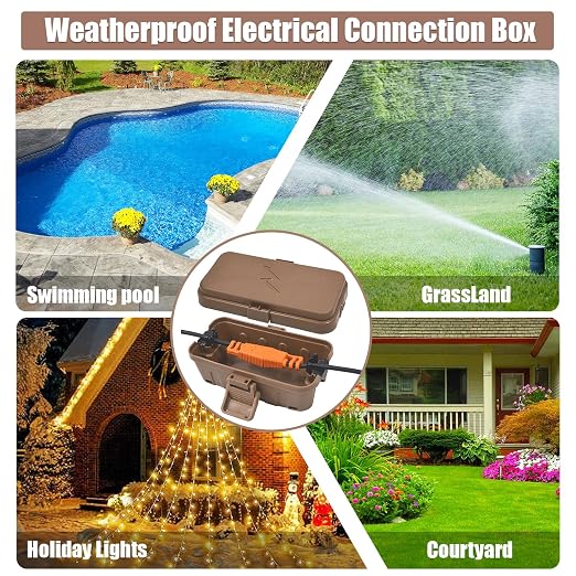 Hrensaw Small Weatherproof Electrical Connection Box, Outdoor Electrical Box - Image 6