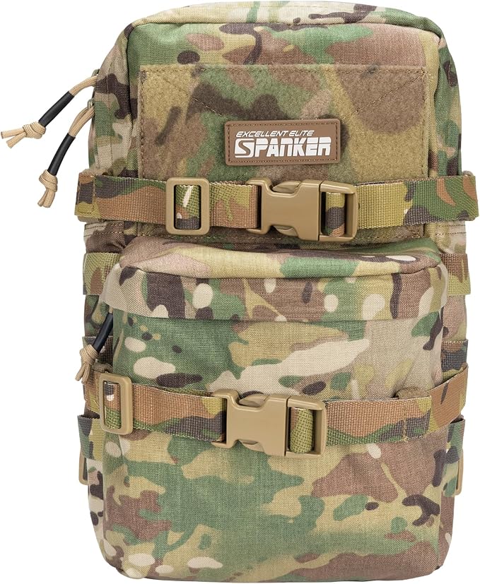 EXCELLENT ELITE SPANKER Tactical MOLLE Hydration Backpack Water Bladder Carrier by EXCELLENTELITESPANKER