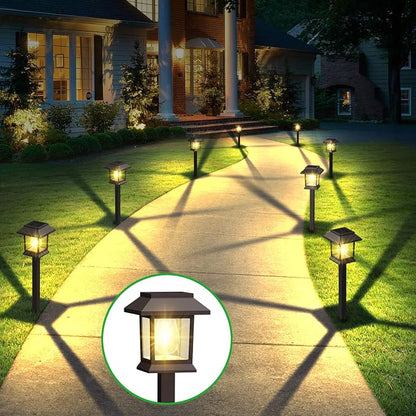 Benany Solar Outdoor Lights, 12 Pack Solar Pathway Lights Waterproof, Landscape - Image 5