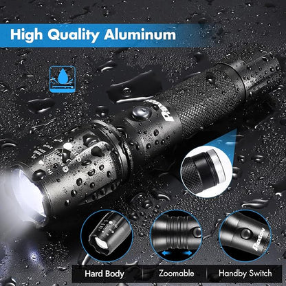 PHIXTON Rechargeable Flashlights High Lumens, USB C Chargeable LED Flashlight - Image 7