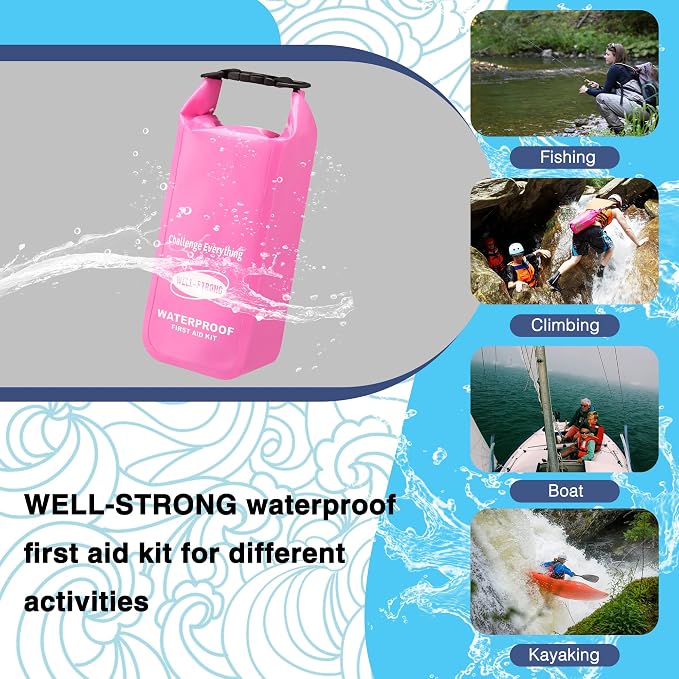 Boat First Aid Kit Waterproof, WELL-STRONG Marine Emergency Kit - Image 3