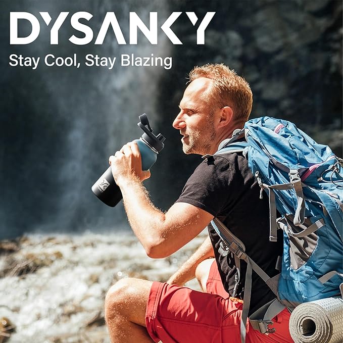 DYSANKY 32 oz Insulated Water Bottle | Thickened Stainless Steel Vacuum Metal | - Image 4