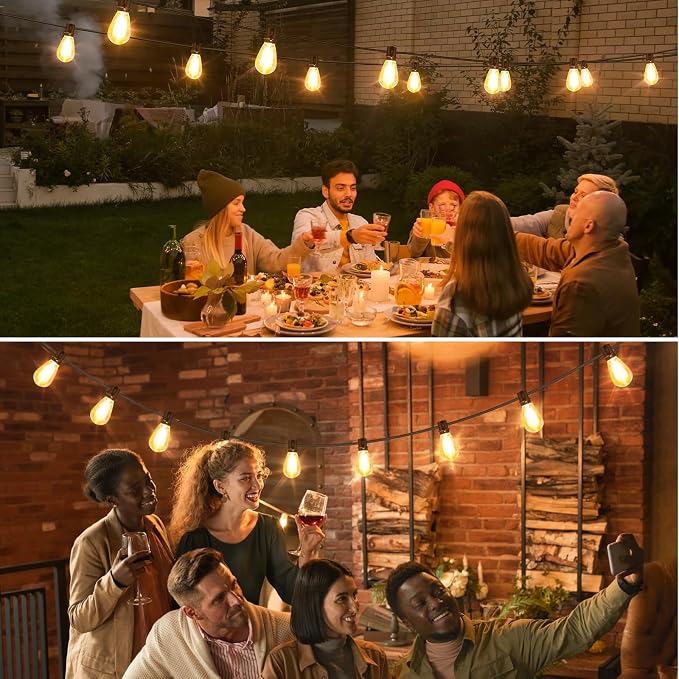 Larkvue 192FT LED Outdoor String Lights, Patio Lights - Image 7
