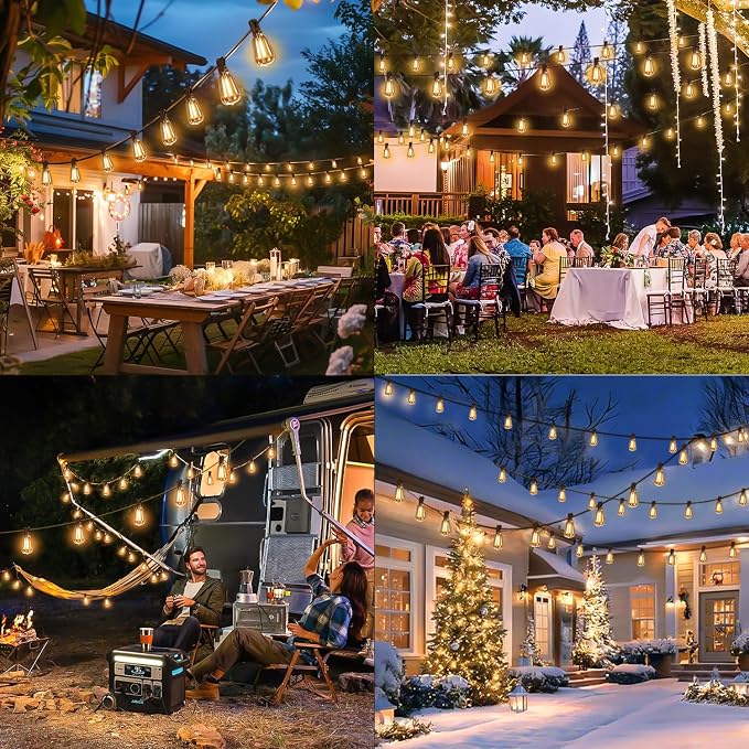 200FT Solar String Lights Outdoor Waterproof - Image 2