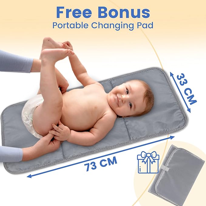 PILLANI Baby Diaper Bag Backpack - Image 6