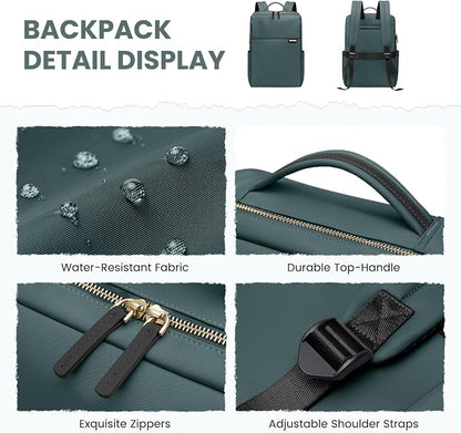 Laptop Backpack for Women, Work Business Traval Computer Backpacks - Image 6
