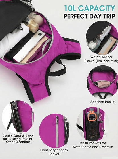 Foldable Small Hiking Backpack - Image 4