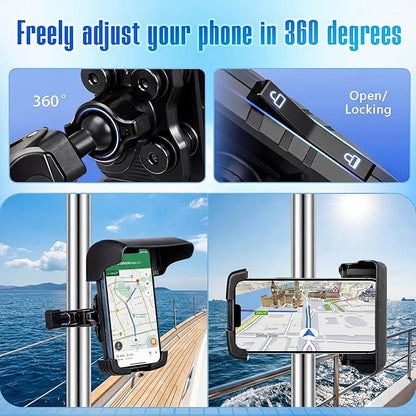 Tellegloww Boat Phone Holder, Marine Cell Phone Holder - Image 4