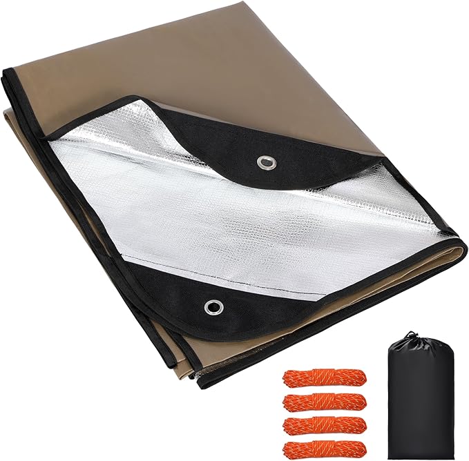 RedSwing Heavy Duty Survival Blanket, Waterproof Emergency Thermal Tarp by RedSwing