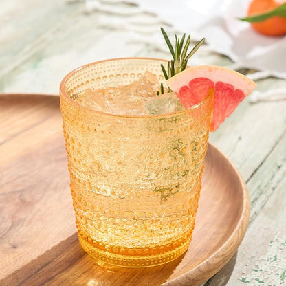 Santa Fe Orange Set of 6 Premium Acrylic DOF Glasses 16 oz – Unbreakable - Image 5