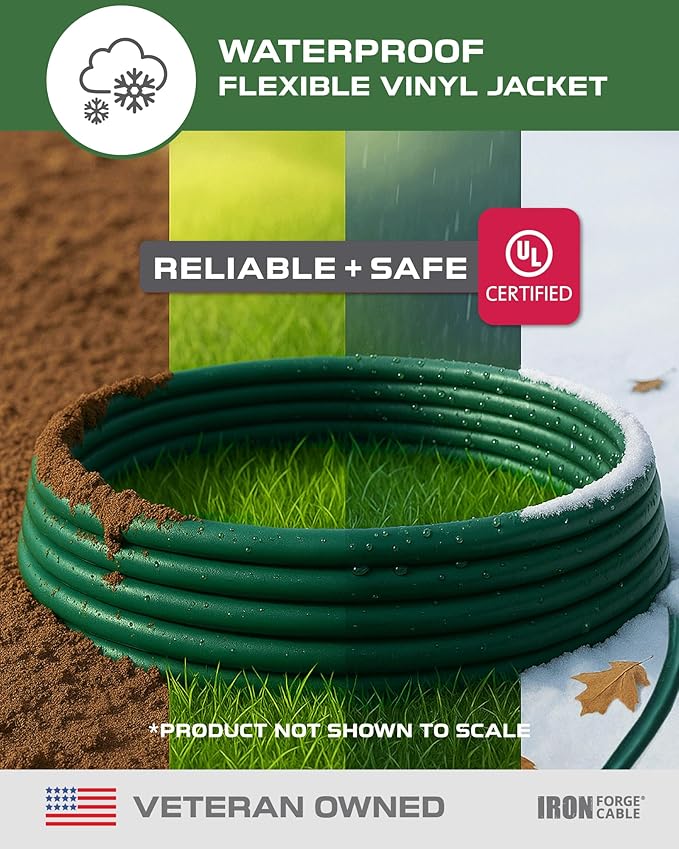 Iron Forge Cable Weatherproof 6 Ft Outdoor Extension Cord - Image 2