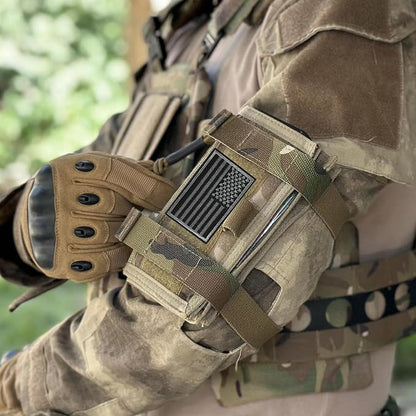Tactical Arm Sleeve Map Pouch Case Documets Holder Wrist Case Wrist Map Holder - Image 9