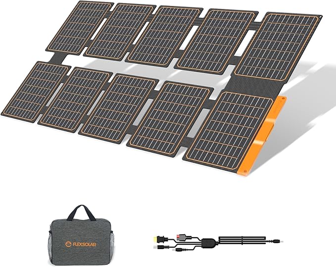 FlexSolar 100W Portable Solar Panel by FlexSolar