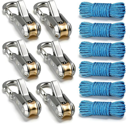 6 Pack Rope with Roller Tensioner by Unknown