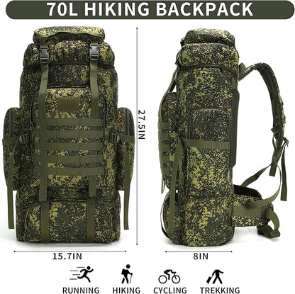 Hiking Backpack for Men 70L/100L Camping Backpack Military Rucksack Molle 3 - Image 2