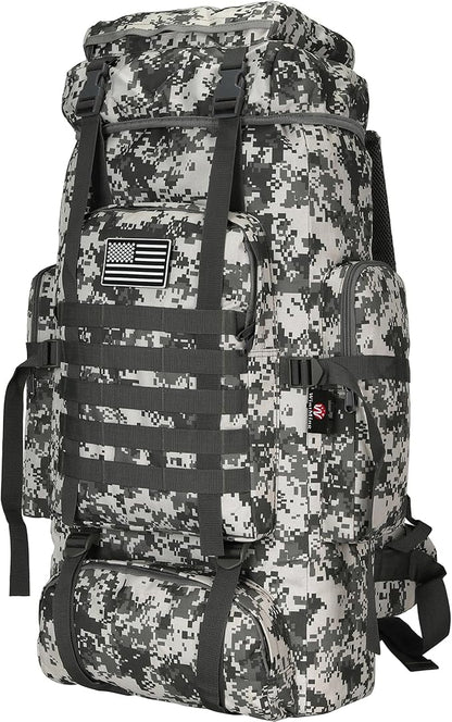 Hiking Backpack for Men 70L/100L Camping Backpack Military Rucksack Molle 3 by W+WINTMING