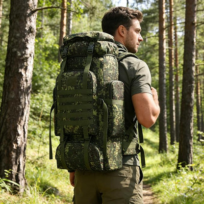 Hiking Backpack for Men 70L/100L Camping Backpack Military Rucksack Molle 3 - Image 8