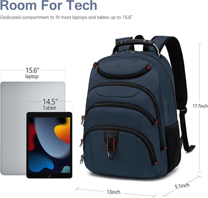 Boavan Laptop Backpack for men, 15.6 inch Laptop Bag - Image 5