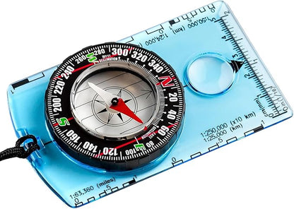 Trekker's Compass Crew Orienteering Compass, Magnetic Navigation Set by Unknown